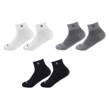 Ankle Sports Socks-Pair of 3