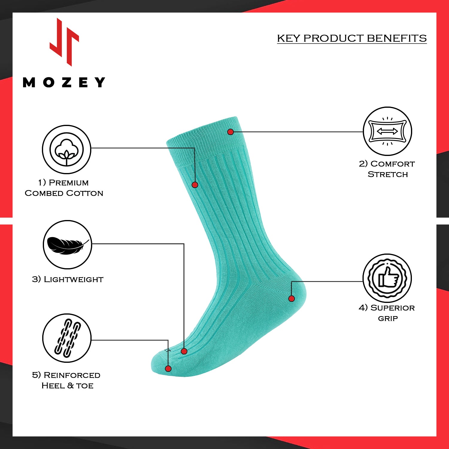 Men's Formal Socks-Ribbed Edition