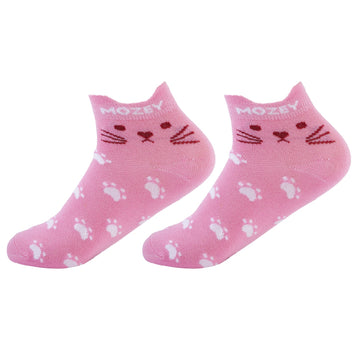 Women's Cat Sneaker Socks