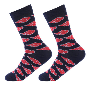 Men's Formal Socks-Akatsuki Edition