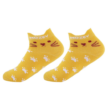Women's Cat Sneaker Socks