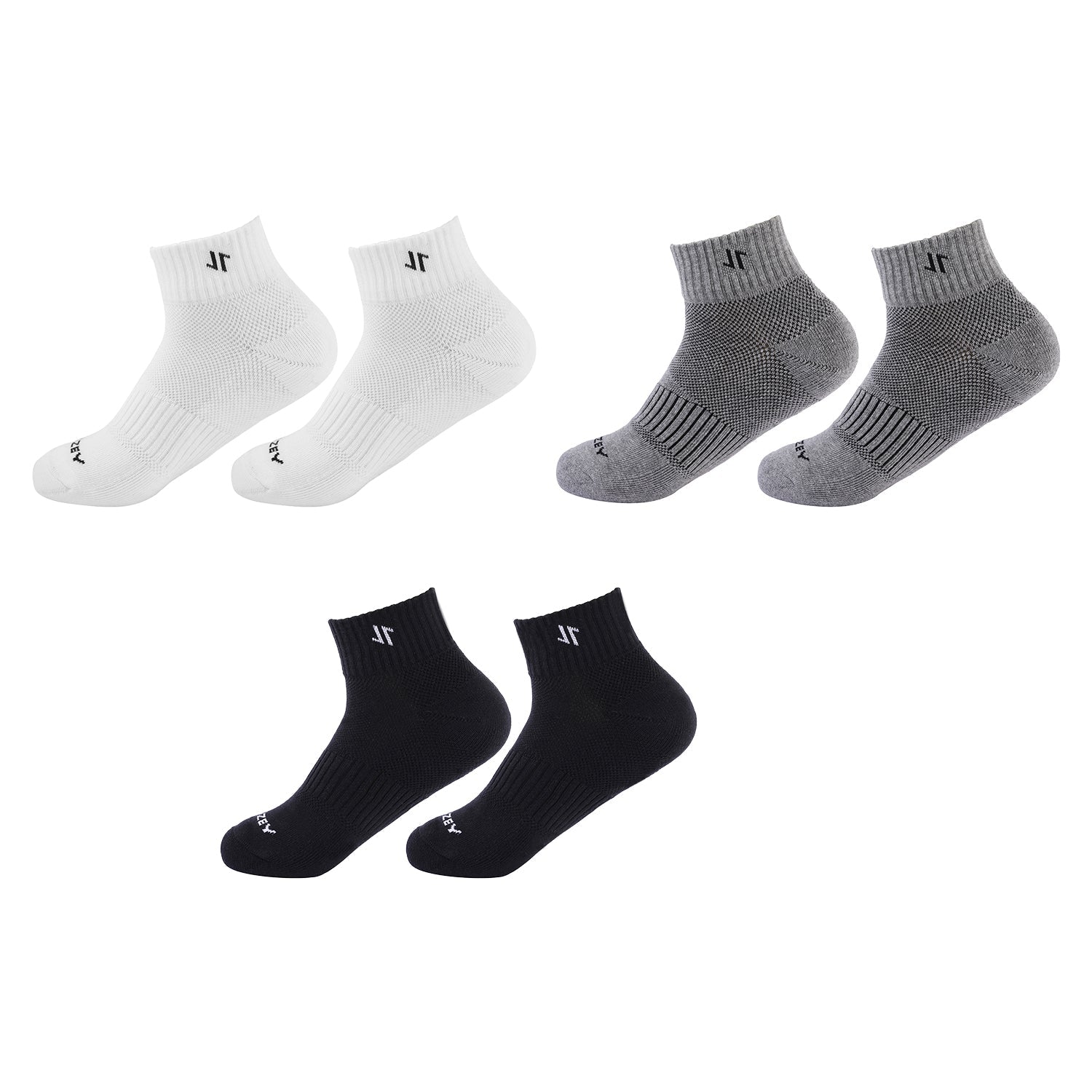 Ankle Sports Socks-Pair of 3