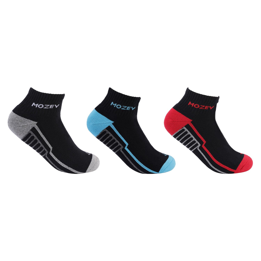 Ankle Activewear Socks-Pair of 3