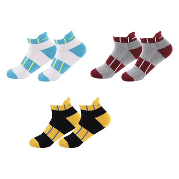 Ankle Cushioned Sports Socks-Pair of 3