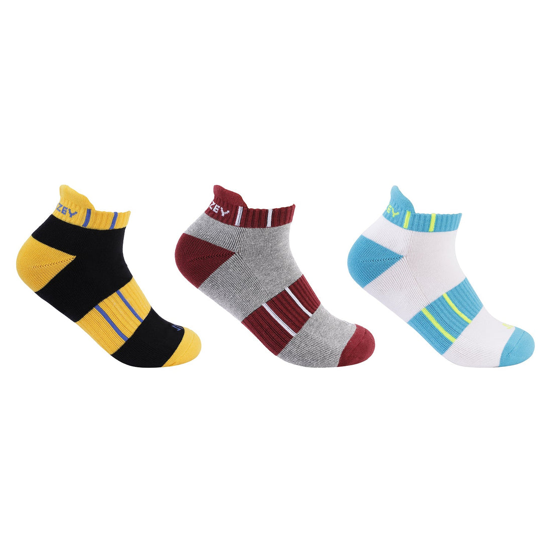 Ankle Cushioned Sports Socks-Pair of 3