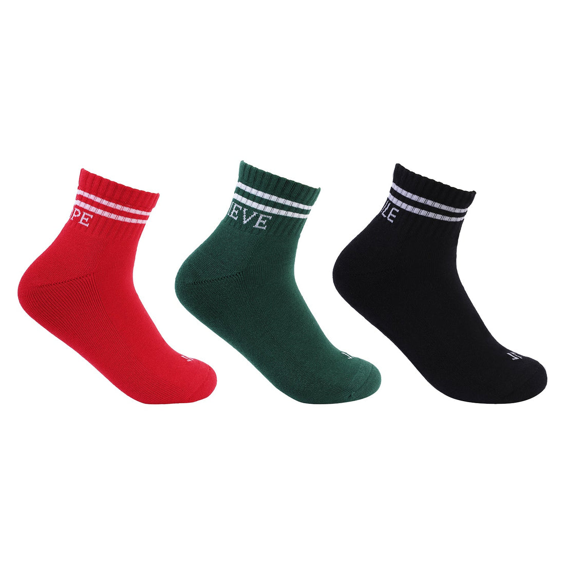 Lifestyle Quater Length Socks-Pair of 3