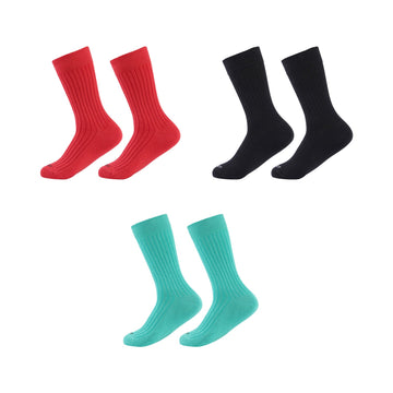 Men's Formal Ribbed Socks-Pair of 3