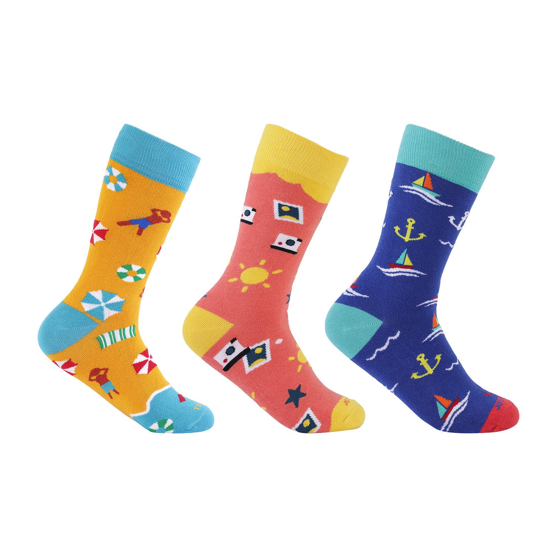 Men's Formal Socks-Beach/Instagram/Cruise Edition-Pair of 3