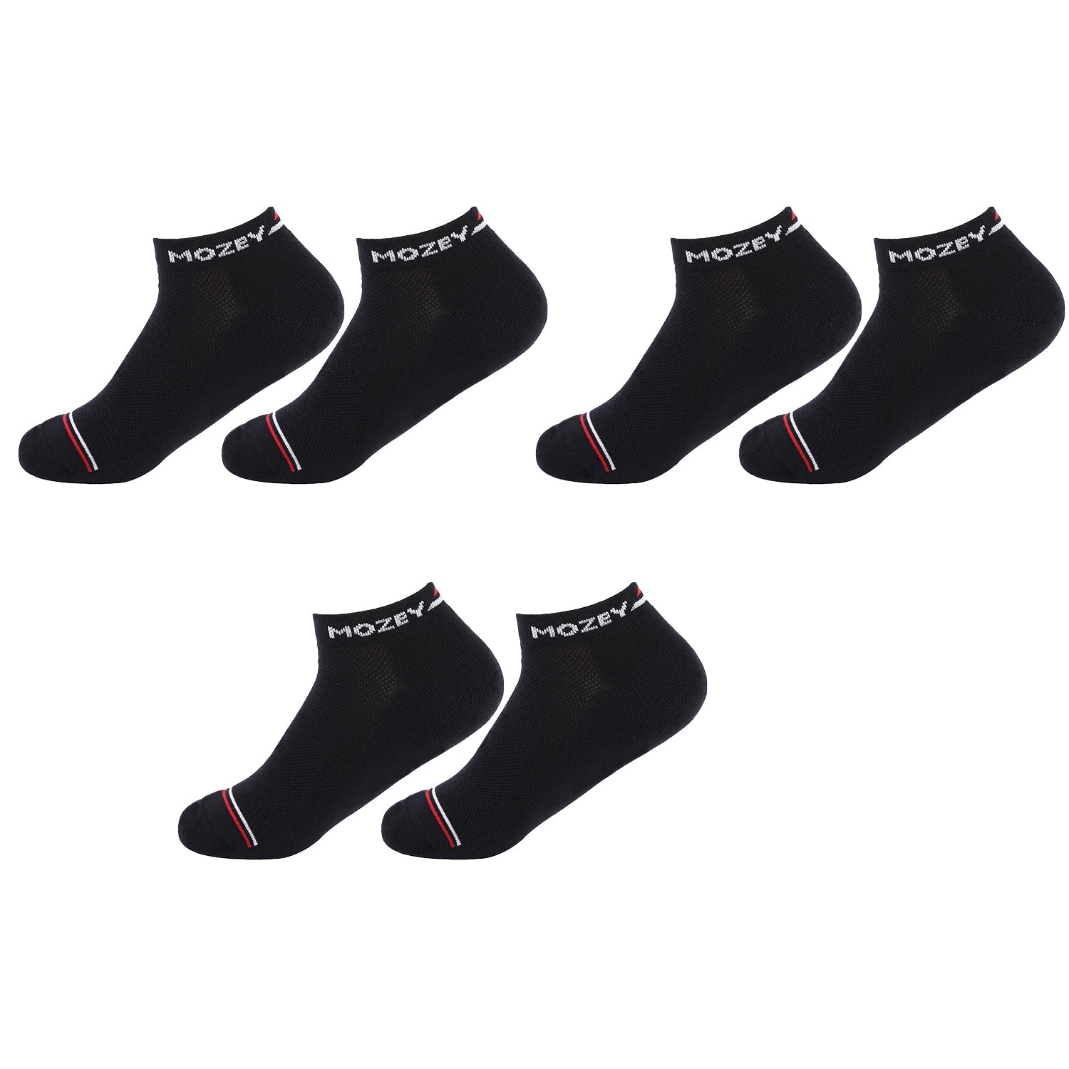 Ankle All day Comfort Socks-Pair of 3