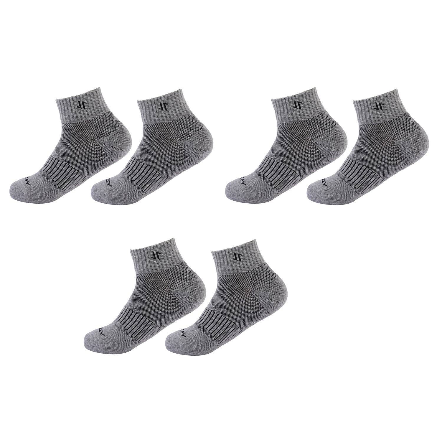 Ankle Sports Socks-Pair of 3