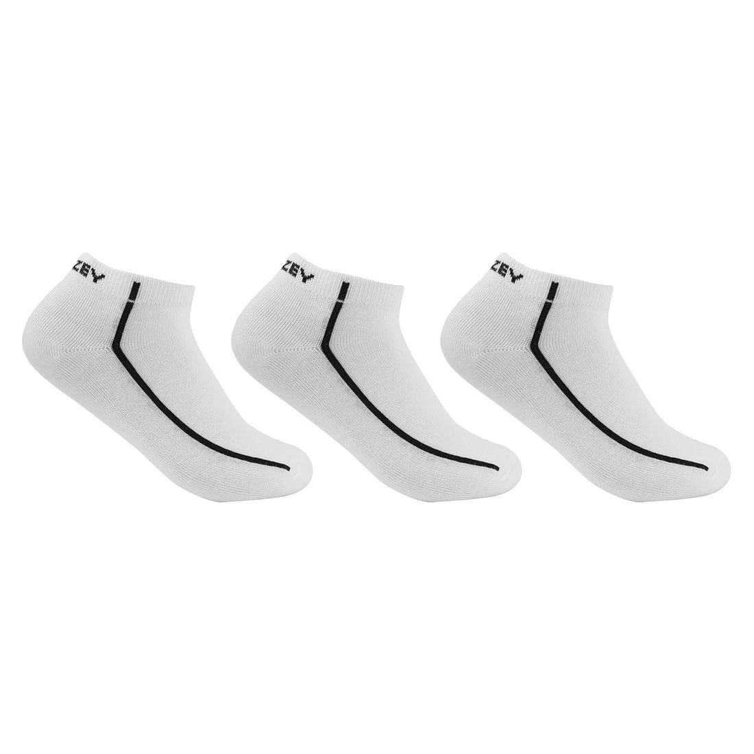 Ankle Plain Socks-Pair of 3