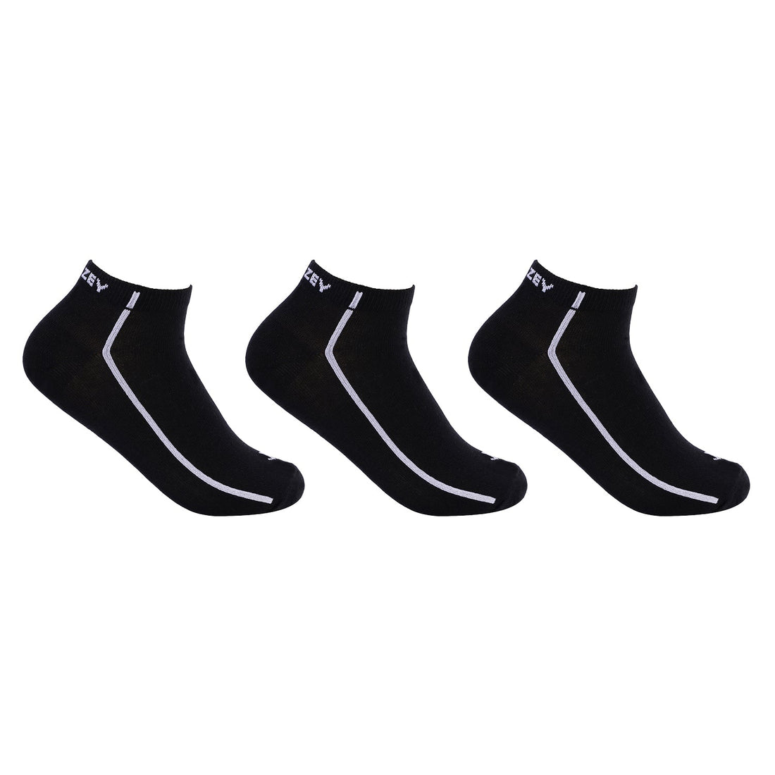 Ankle Plain Socks-Pair of 3