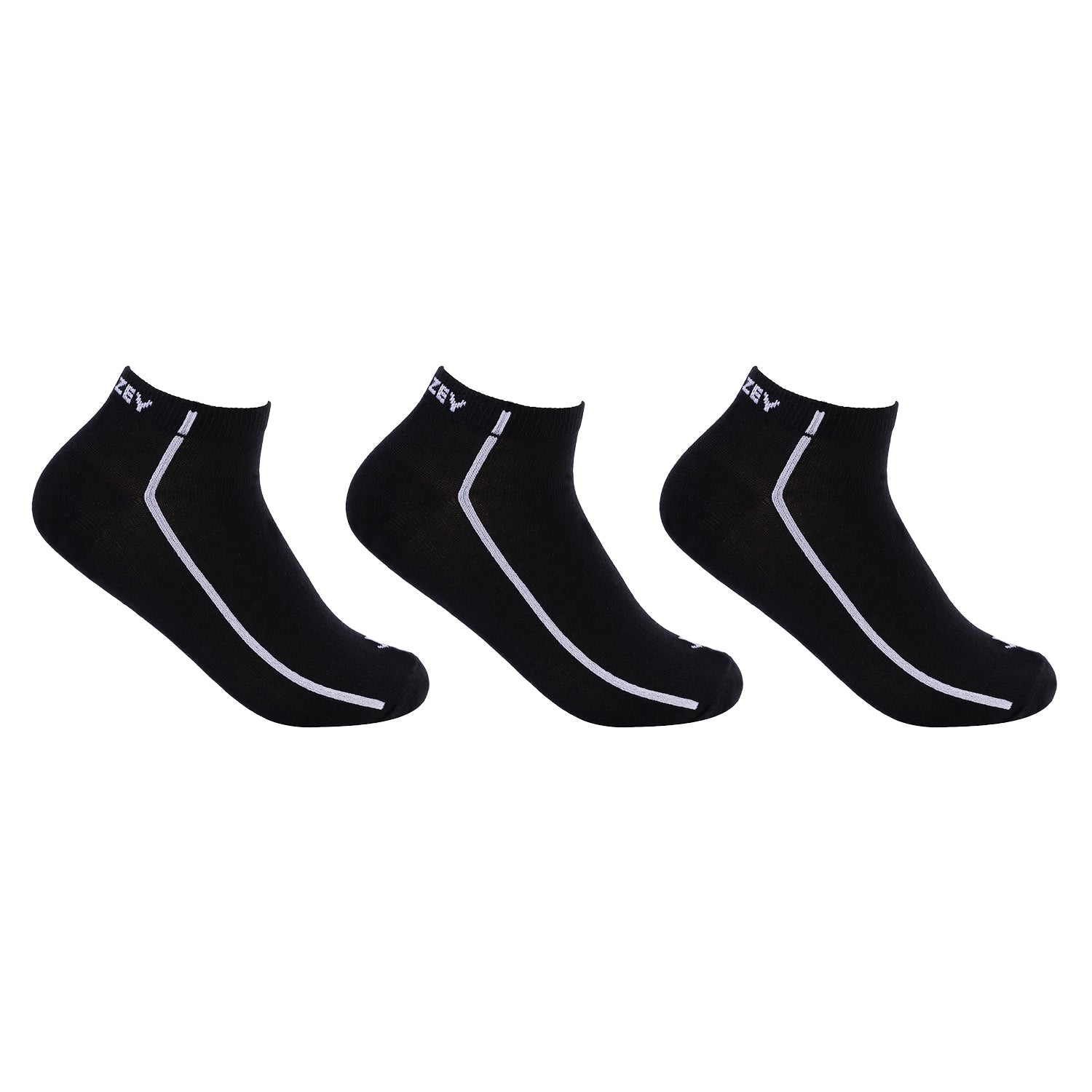 Ankle Plain Socks-Pair of 3