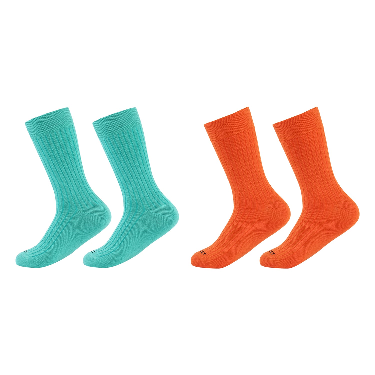 Men's Formal Ribbed Socks-Pair of 2