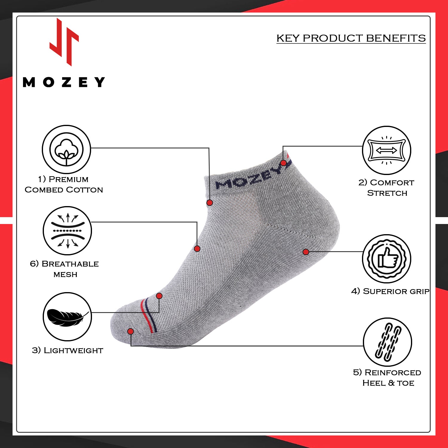 Ankle All day Comfort Socks